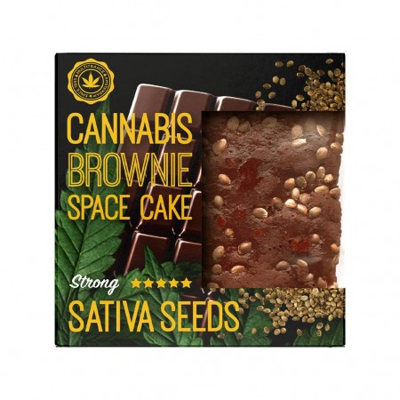 Multitrance Cannabis Brownie with Sativa Seeds 80g