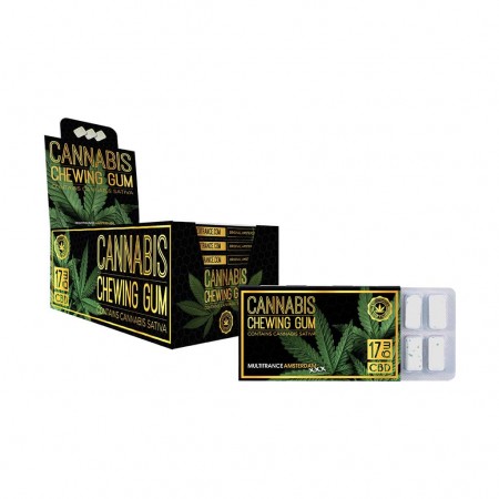 Multitrance Cannabis Sativa 17mg CBD Chewing Gum 17g